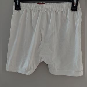Timeless Elegance and Comfort: ELEGANCE MEN 100% Cotton White Boxers - 2 Pack